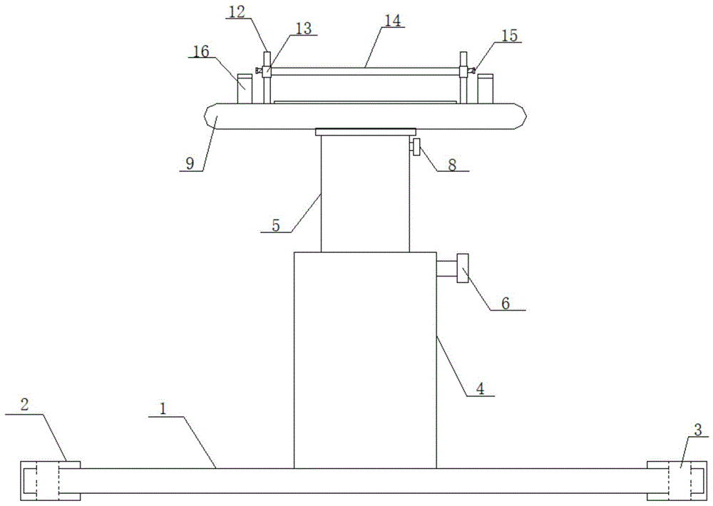 一种体育舞蹈旋转翻身训练器的制作方法