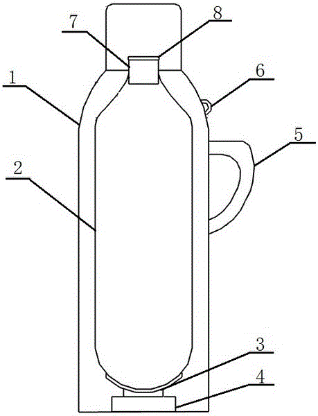 一种防外溢暖水瓶的制作方法