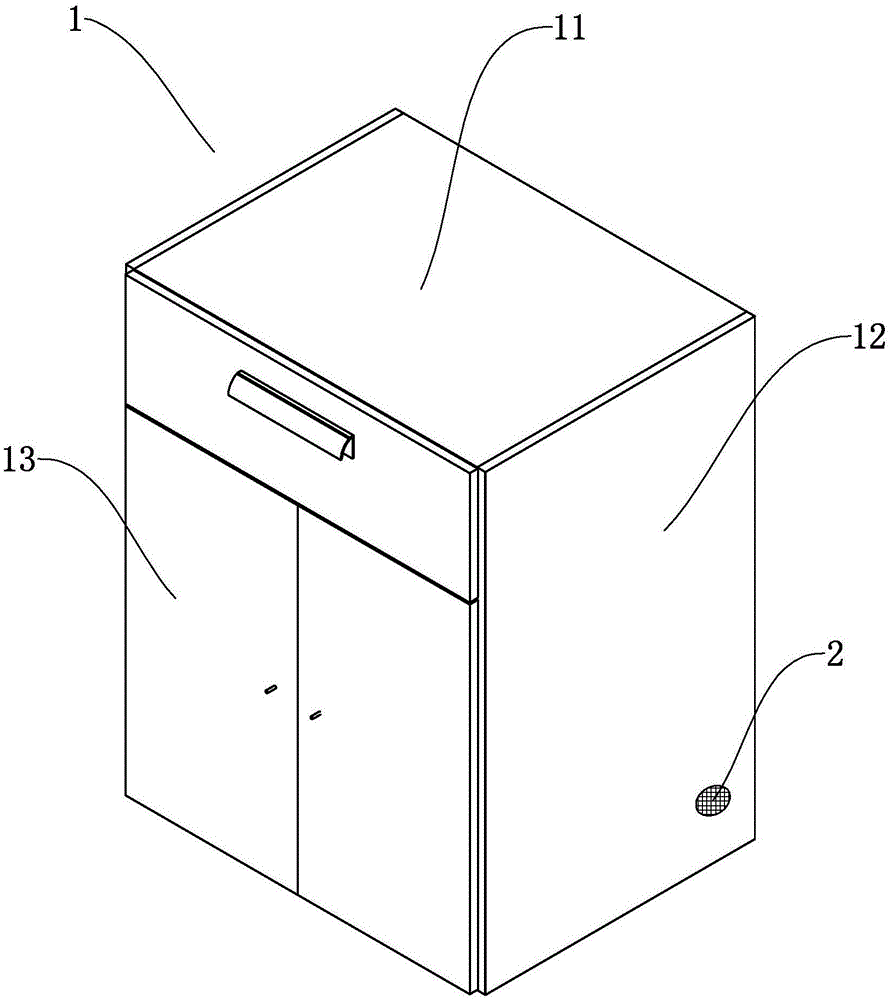 一种通风浴室柜的制作方法