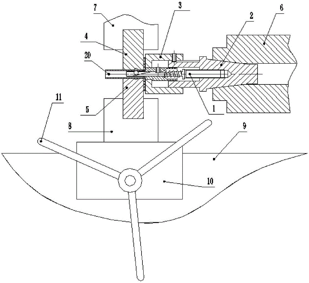 小直径管用滚波芯轴装置的制作方法