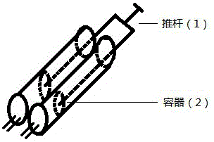 一种AB胶同时挤压容器的制作方法