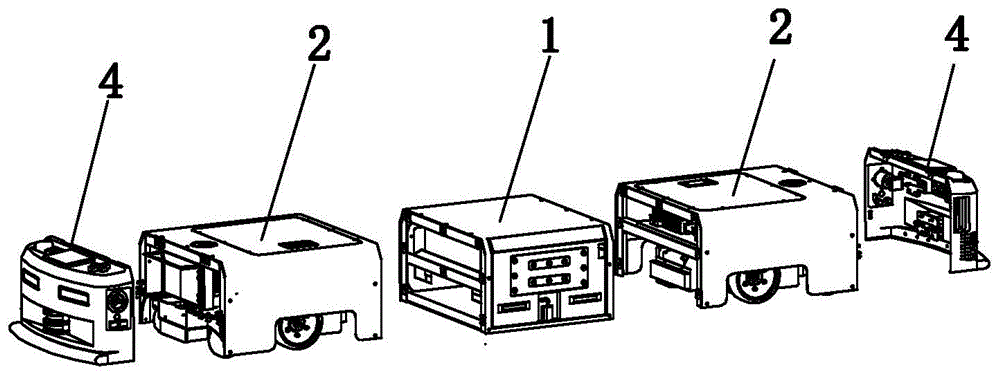 一种模块化自动导引运输车的制作方法
