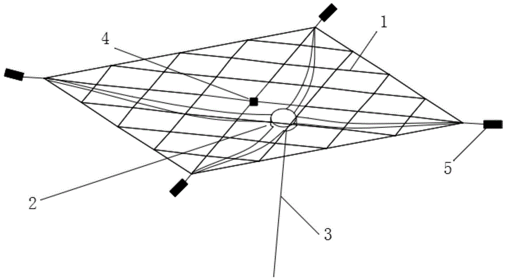 空间目标抓捕绳网的制作方法