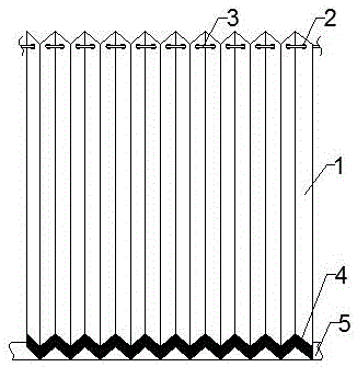 公交车用窗帘的制作方法