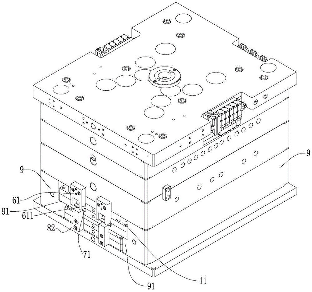 一种摩托车脚垫模具的制作方法