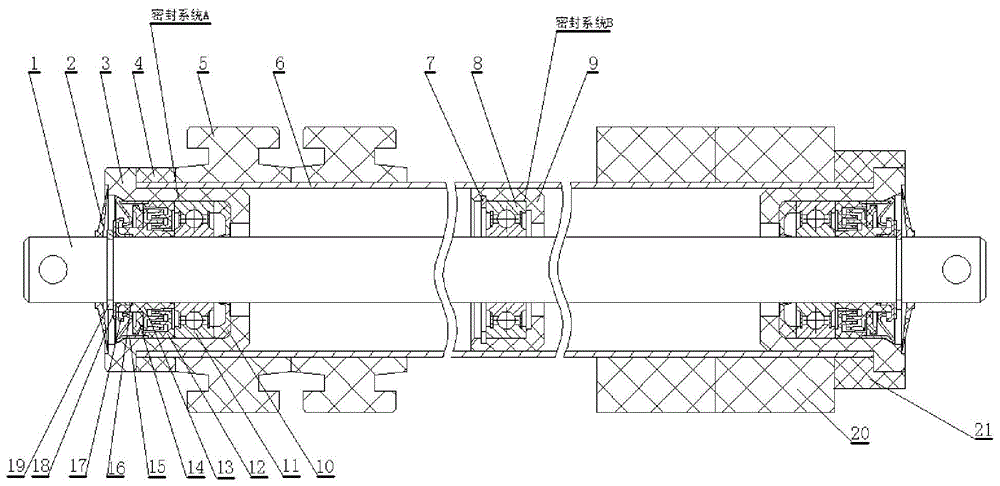 一种新型缓冲托辊的制作方法