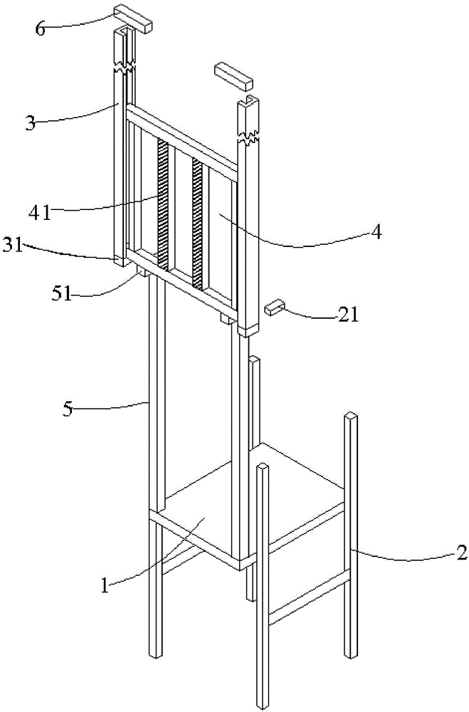 一种货梯安全闸门结构的制作方法