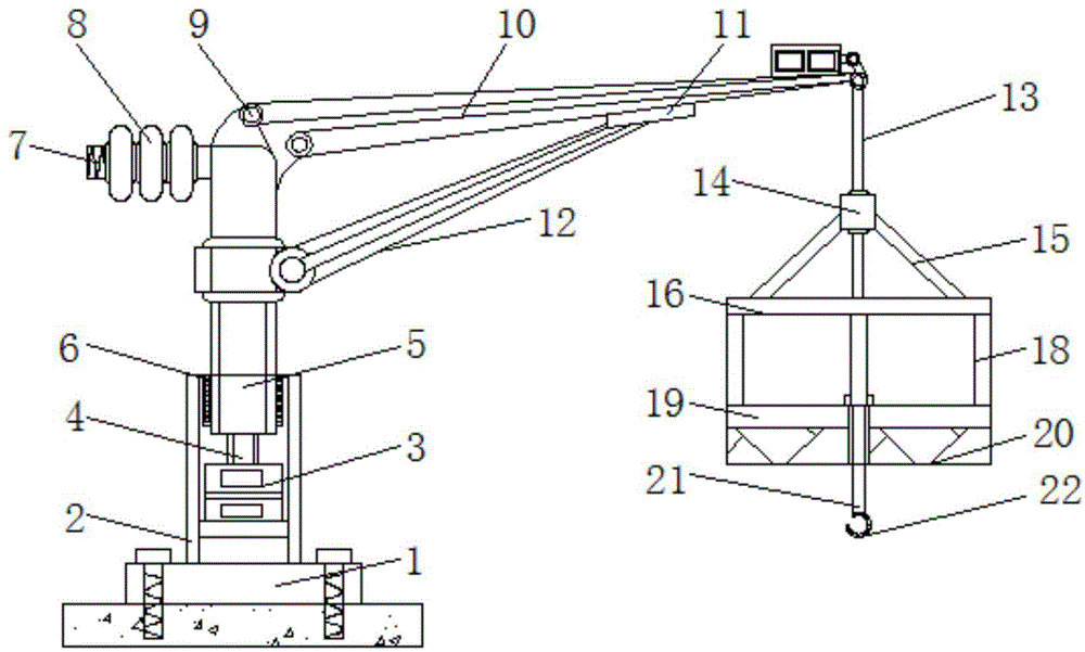 一种便于调节作业高度的起重机的制作方法