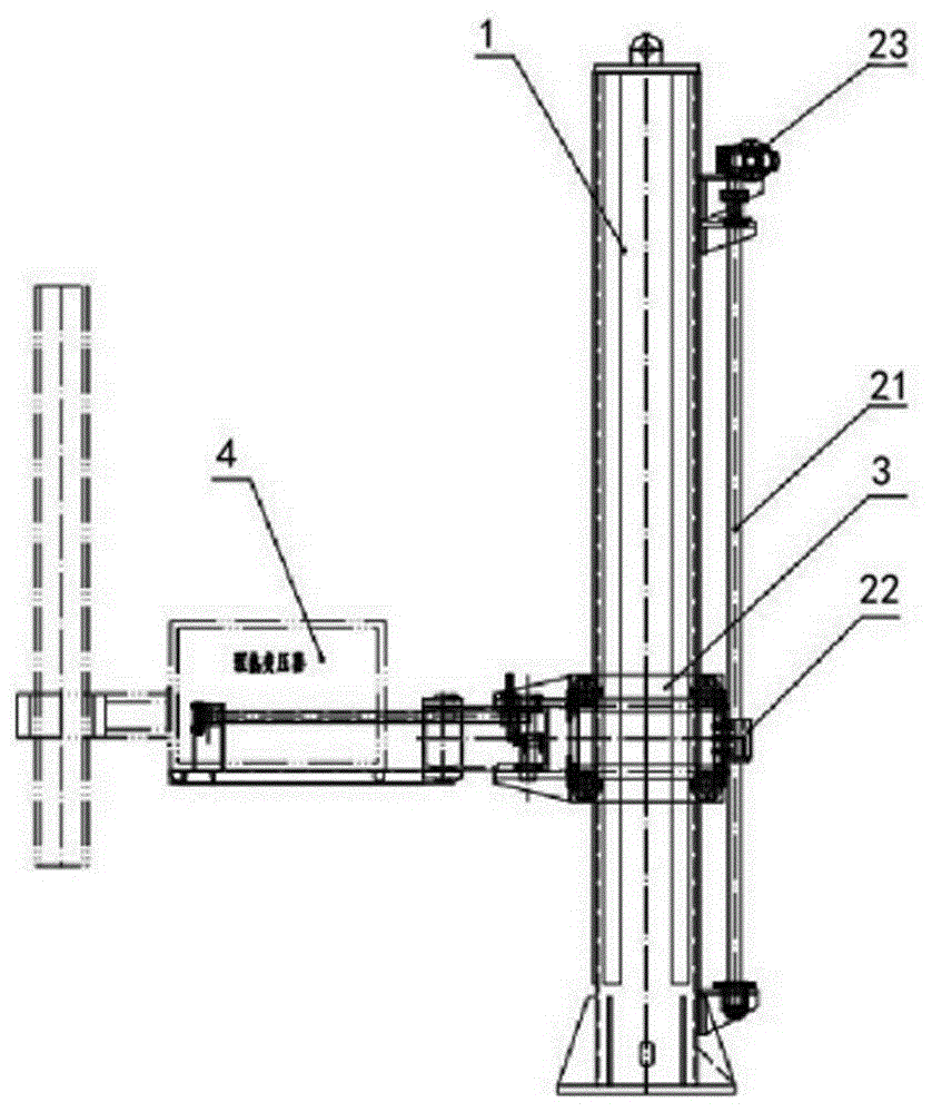 一种双金属冶金结合复合无缝管管坯预热升降台的制作方法