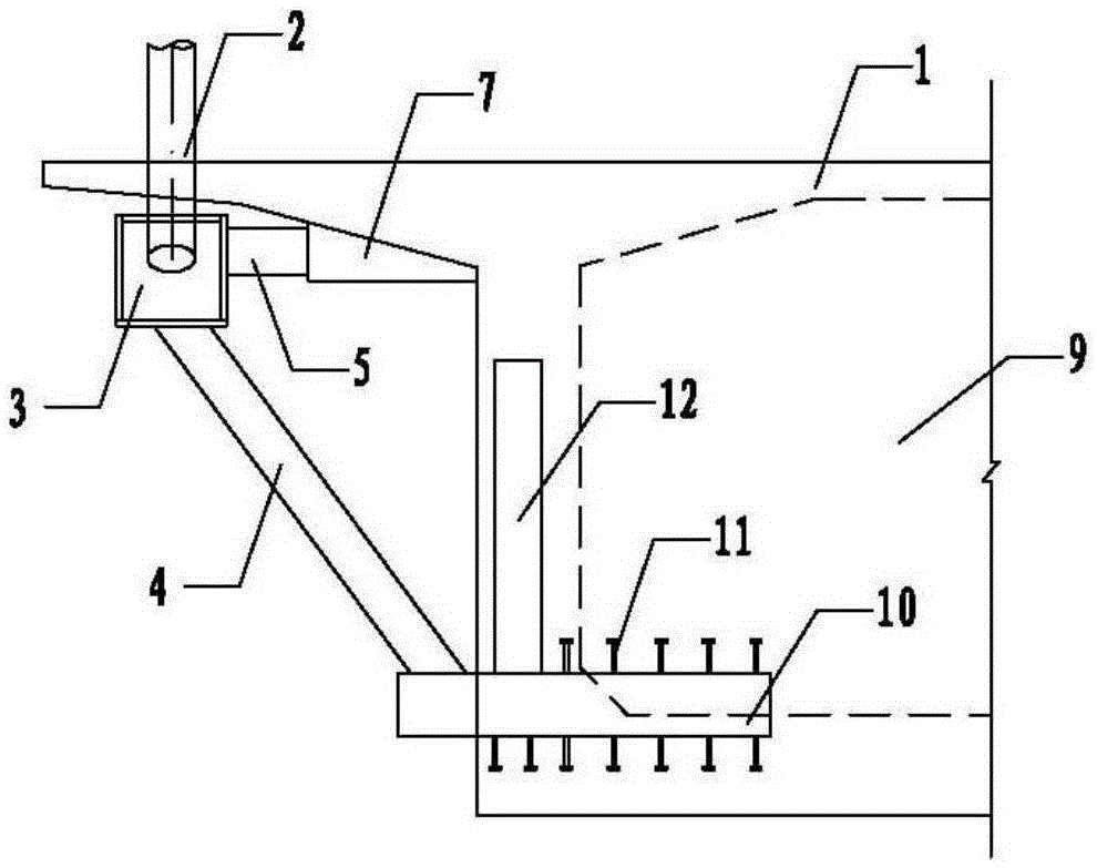 一种矮塔斜拉桥索梁连接锚固装置的制作方法
