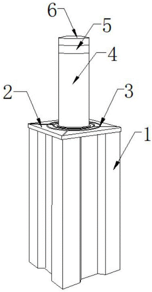 一种高密封性气缸半自动升降柱的制作方法