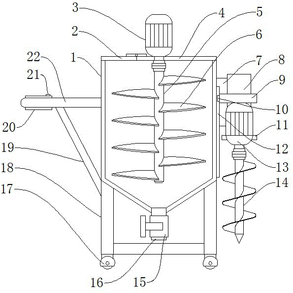 一种苗木种植用施肥装置的制作方法