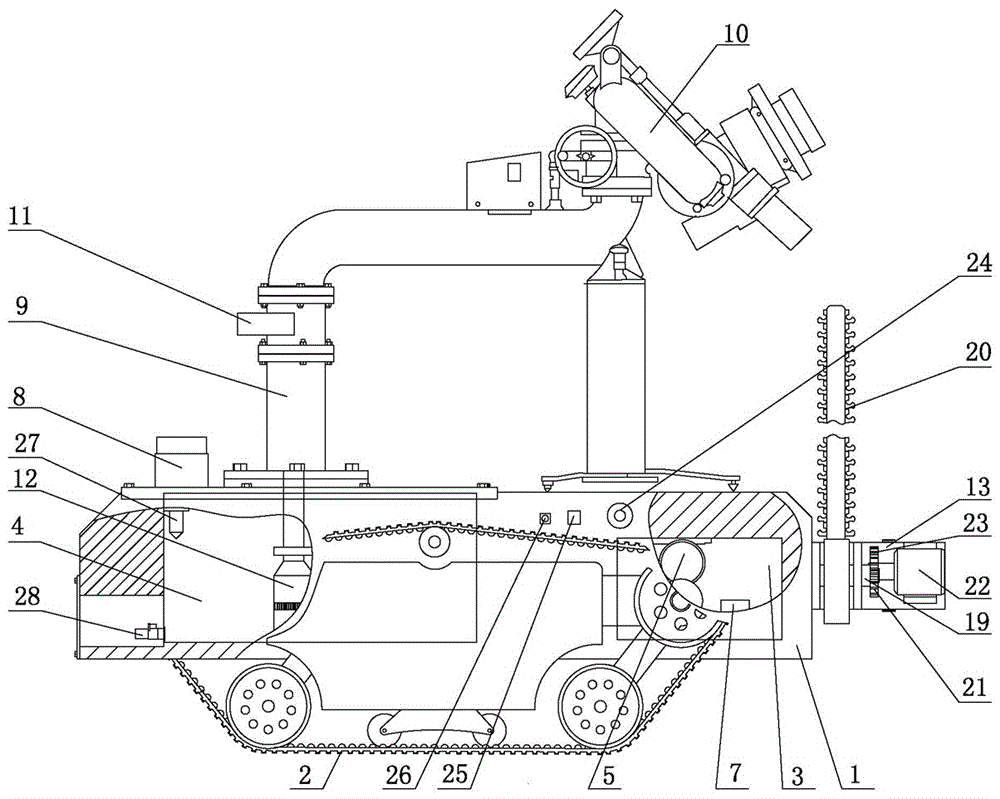 智能园林机器人的制作方法