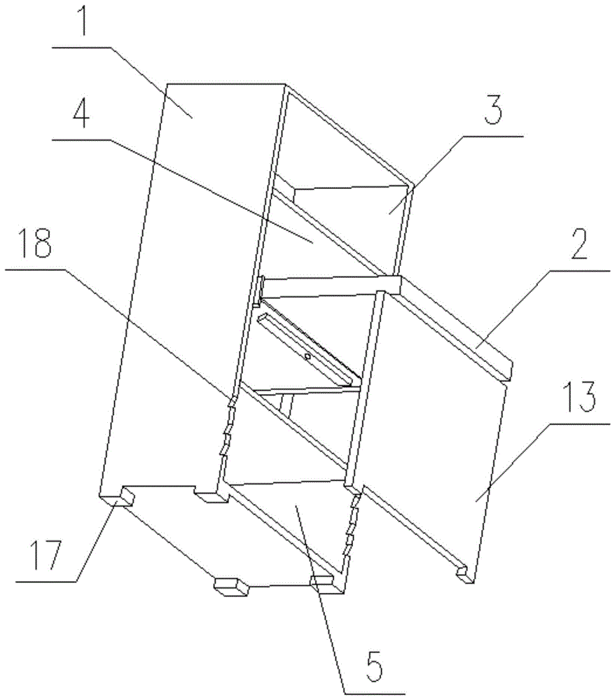 组合式书桌的制作方法