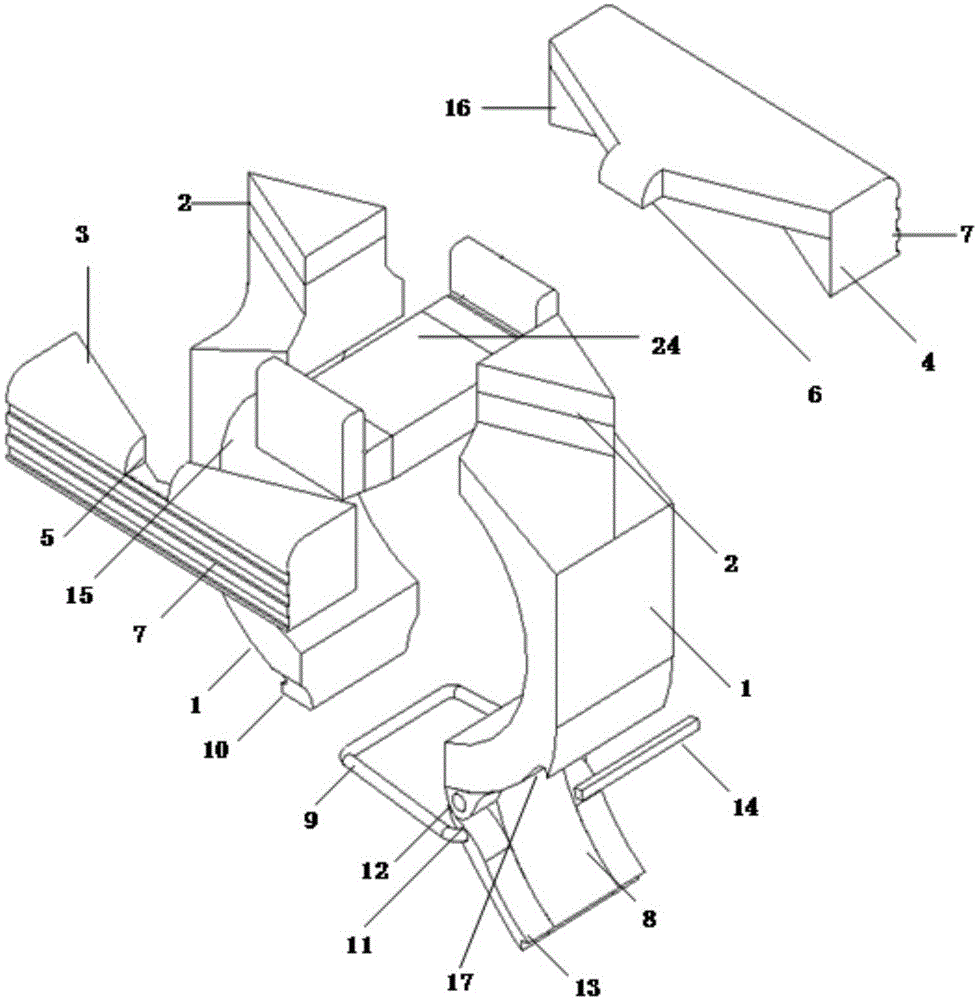 脚手架与脚手板连接件的制作方法
