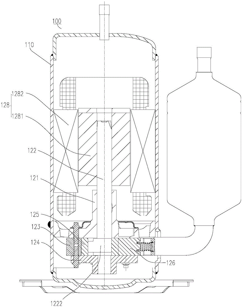 旋转式压缩机及其主轴承的制作方法