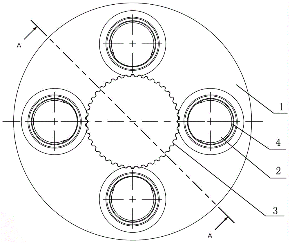 新型行星架结构的制作方法