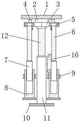 一种高度调节精准的测量仪用三脚架的制作方法