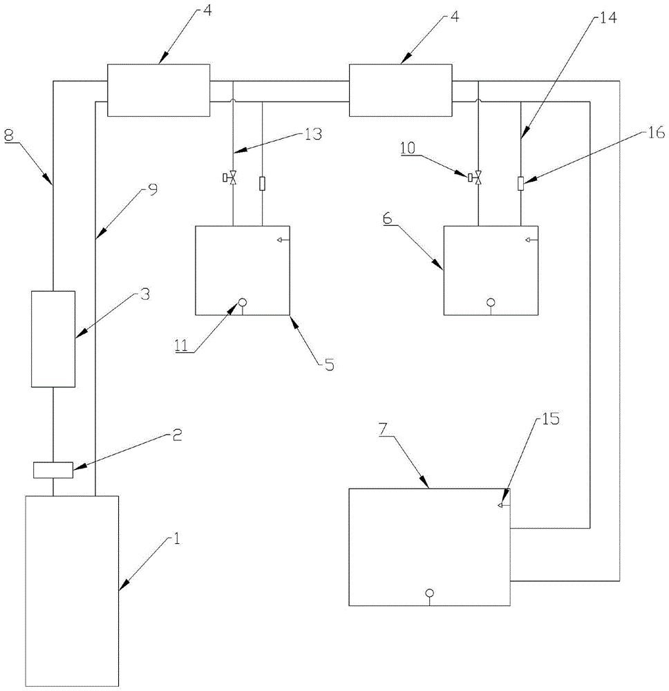 铜丝镀锡拉丝冷却循环系统的制作方法