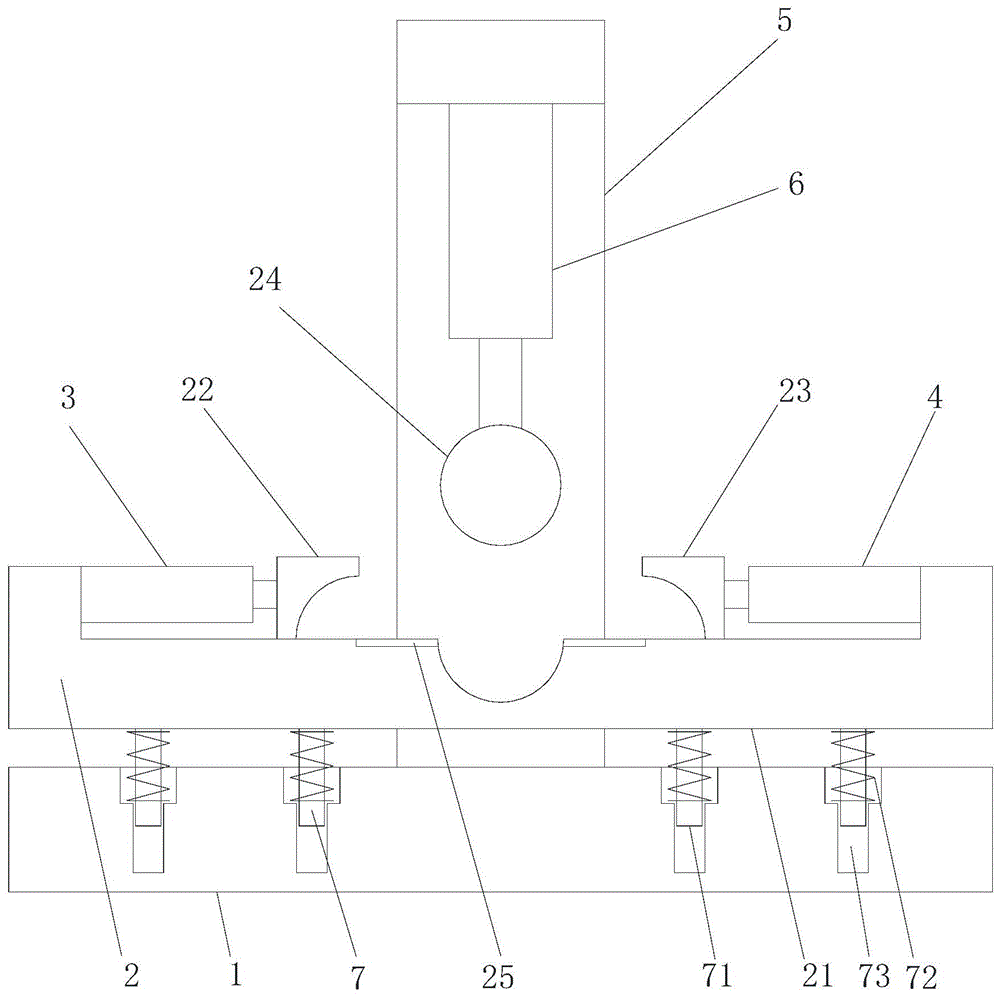 一种高效成型的钢瓶底座成型压机的制作方法