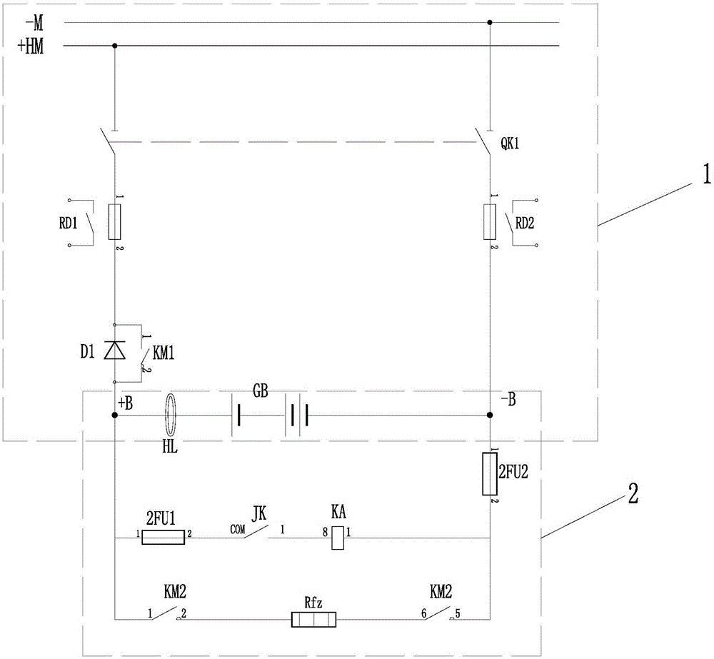 蓄电池带载能力的检测装置的制作方法