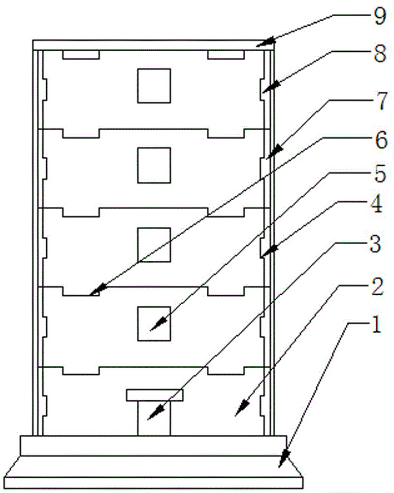 一种装配式楼房建筑教学模型的制作方法