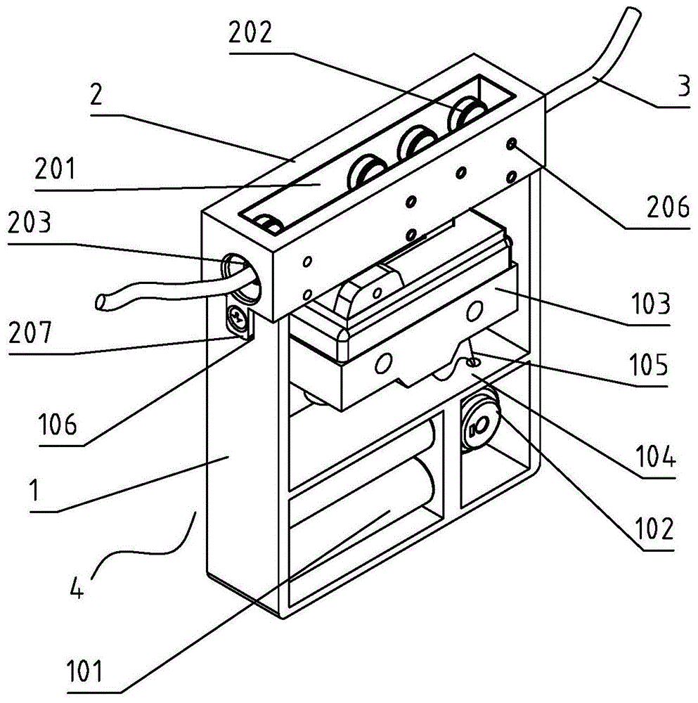 一种3D打印机进料自动检测导向装置的制作方法