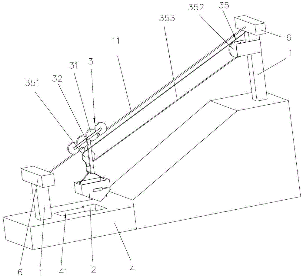 一种架空索道箕斗的制作方法