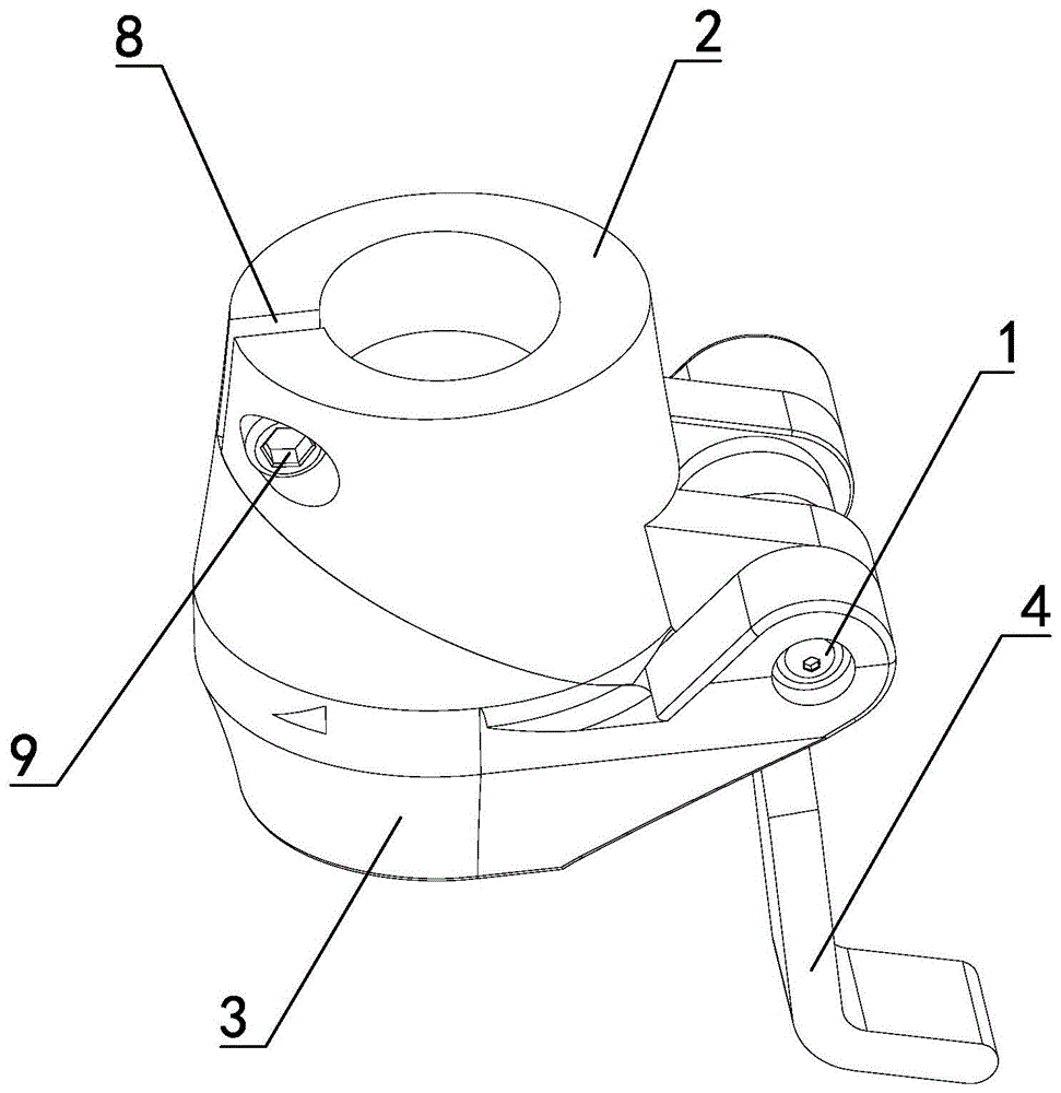 可折叠电动滑板车的折叠器结构的制作方法