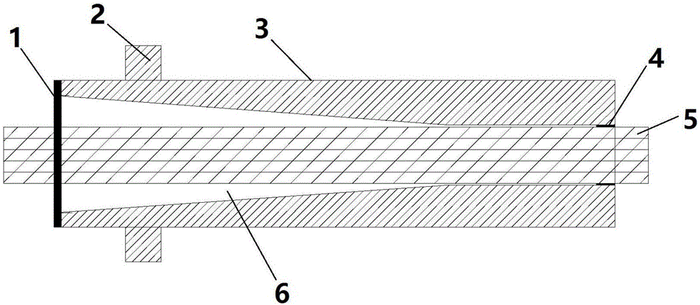 一种人行桥CFRP拉索粘结挤压型锚固结构的制作方法