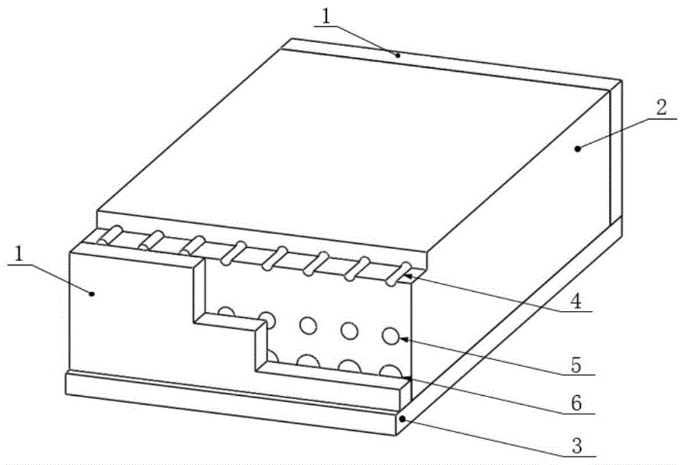 一种内嵌圆柱空腔阵列的低频宽带吸声覆盖层的制作方法