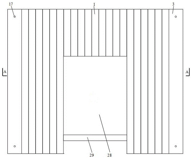 带门洞口的NCCLT保温板的制作方法