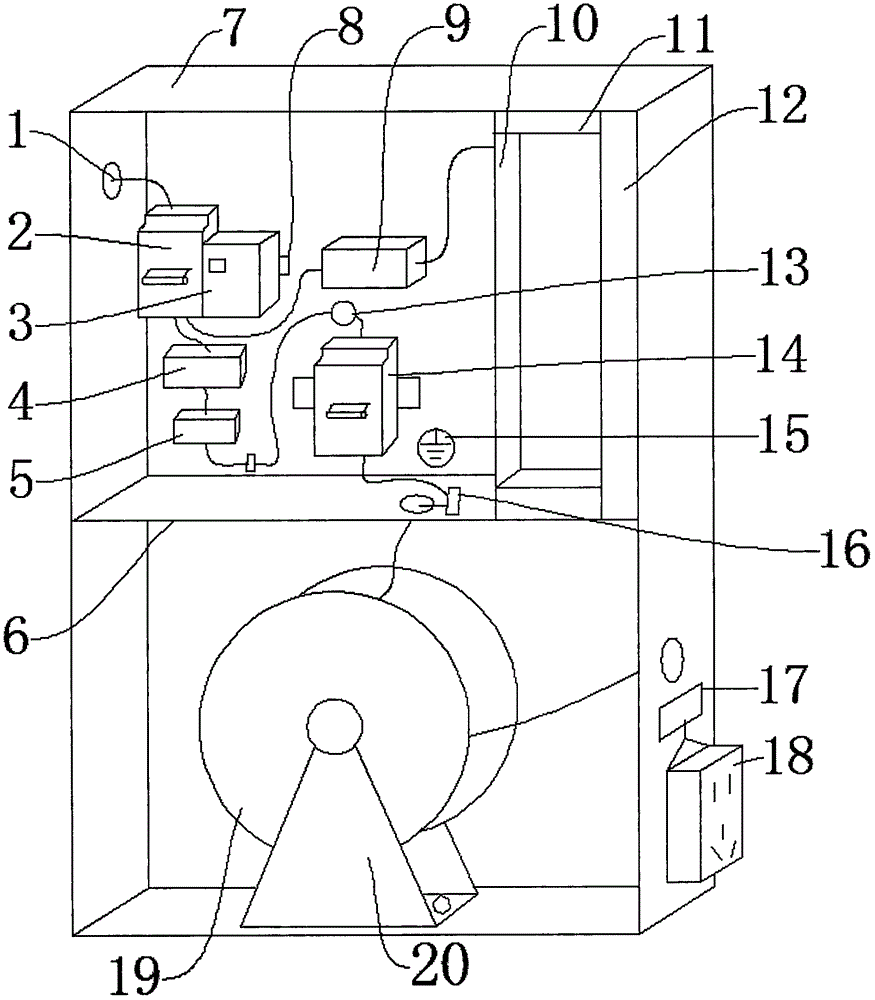 一种高稳定性防尘电源箱的制作方法