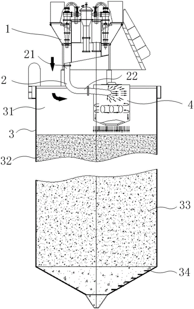 一种分级尾砂充填系统中的旋流器底流消能器的制作方法