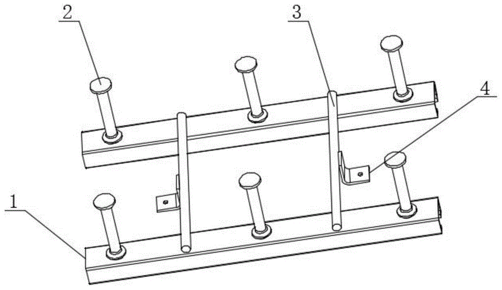 一种双拼槽道及固定装置的制作方法