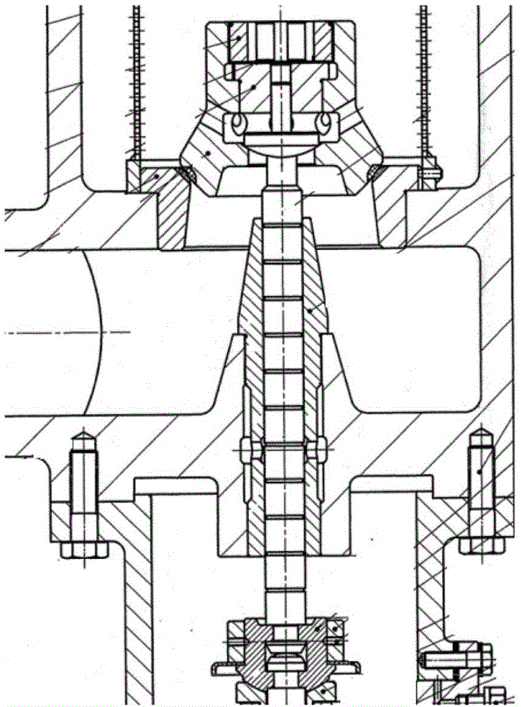 主汽门阀杆结构的制作方法