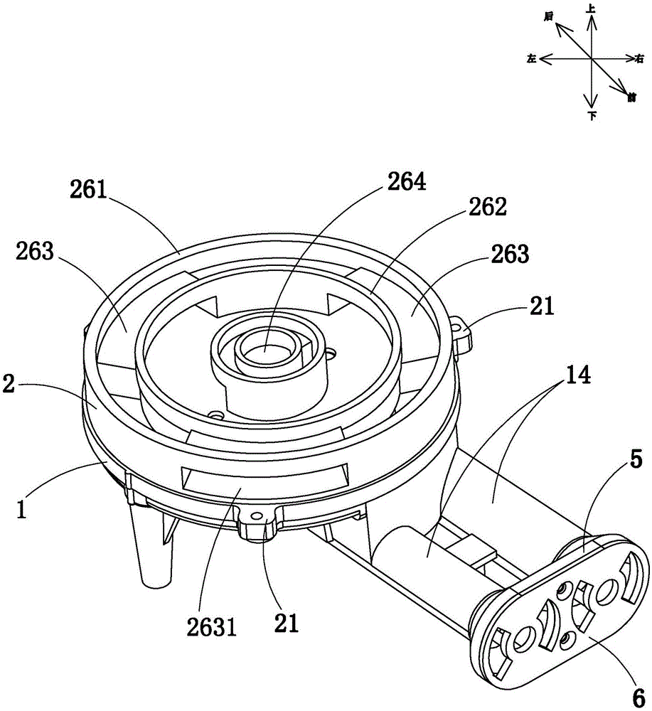 一种燃气灶具的分离式灶头的制作方法