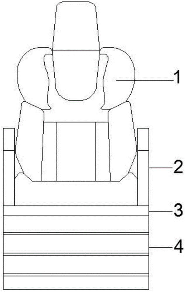 一种3D用的观众席座椅的制作方法