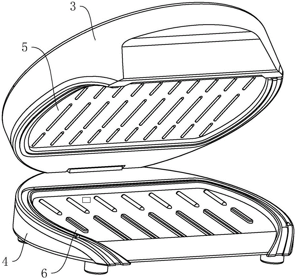 一种家用三明治机的制作方法