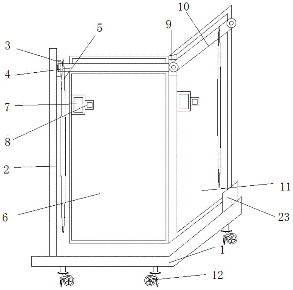 X线防护帘装置的制作方法