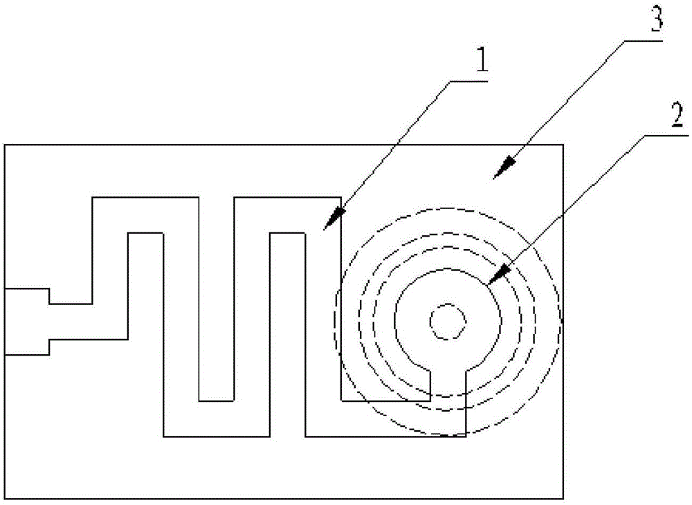 小型化超宽带微带-同轴转换的结构单元的制作方法