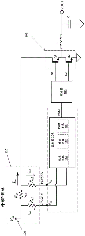 通过输入电压和输入电流感测来切换电压调节器的感测网络失配补偿的制作方法