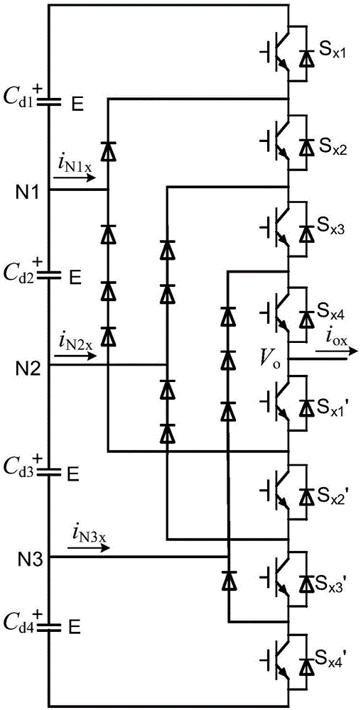 中点箝位五电平变换器的调制与电容电压平衡控制方法与流程