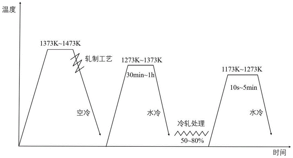 利用γ→α同素异构转变提升Fe-Mn-Al-C双相钢力学性能的热处理工艺的制作方法