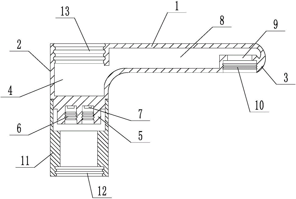 一种一体成型水龙头的制作方法