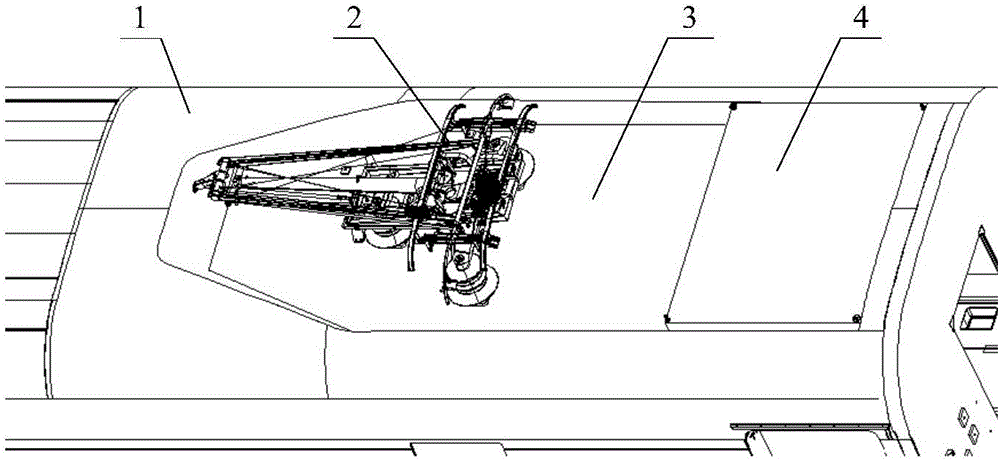 动车组及其受电弓平台结构的制作方法