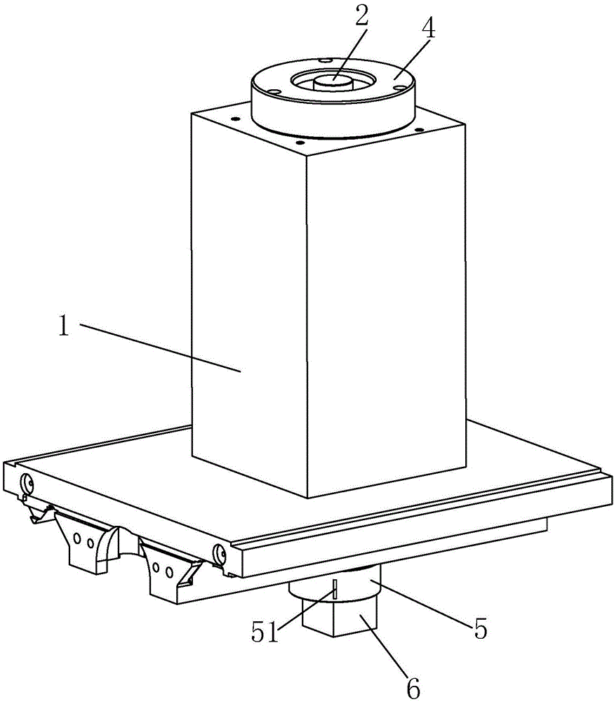 一种数控磨床磨头座上的工件精度检测装置的制作方法