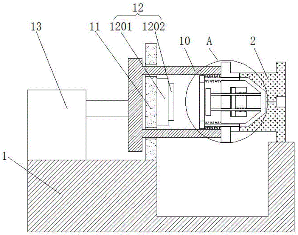 一种注塑模具加工用的弹料装置的制作方法