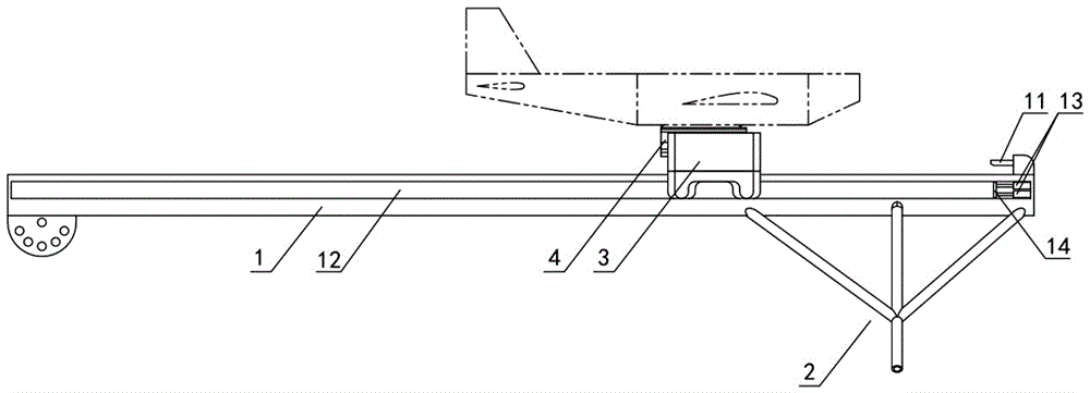 固定翼无人机弹射装置的制作方法