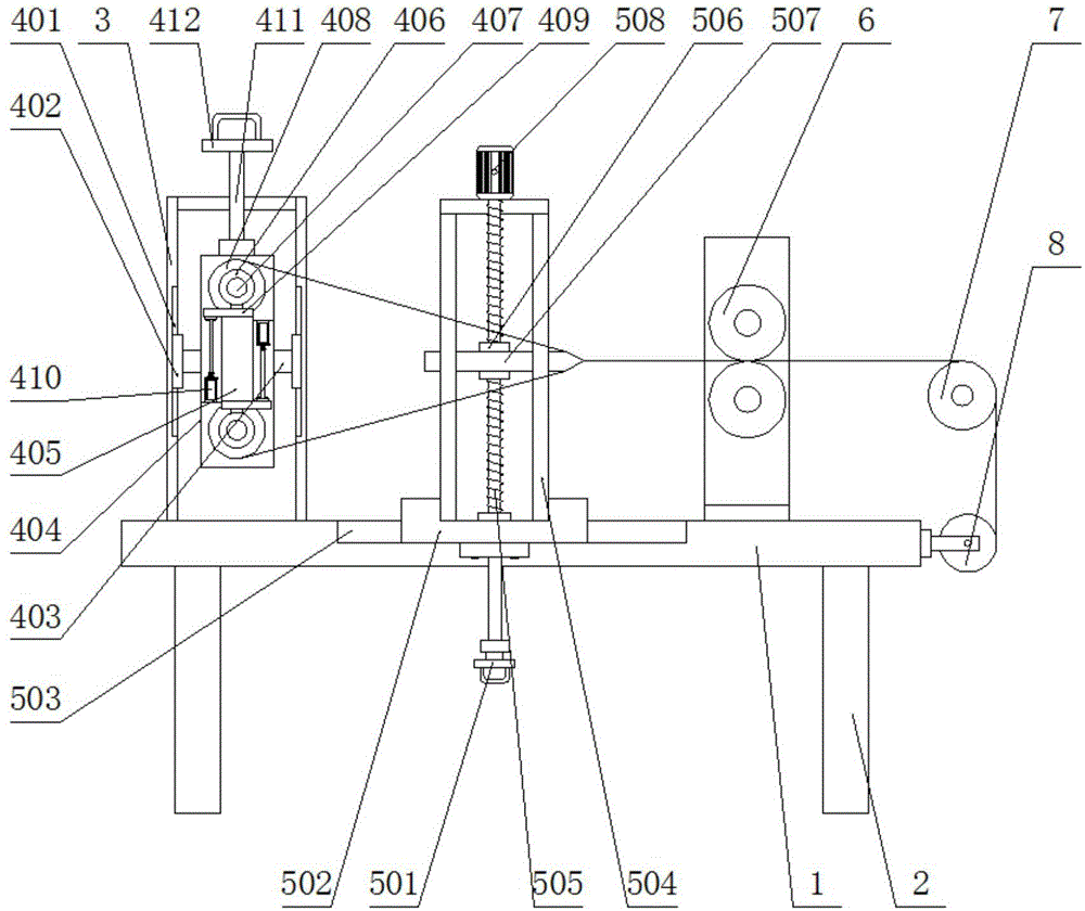 一种双层膜分离收卷机的制作方法